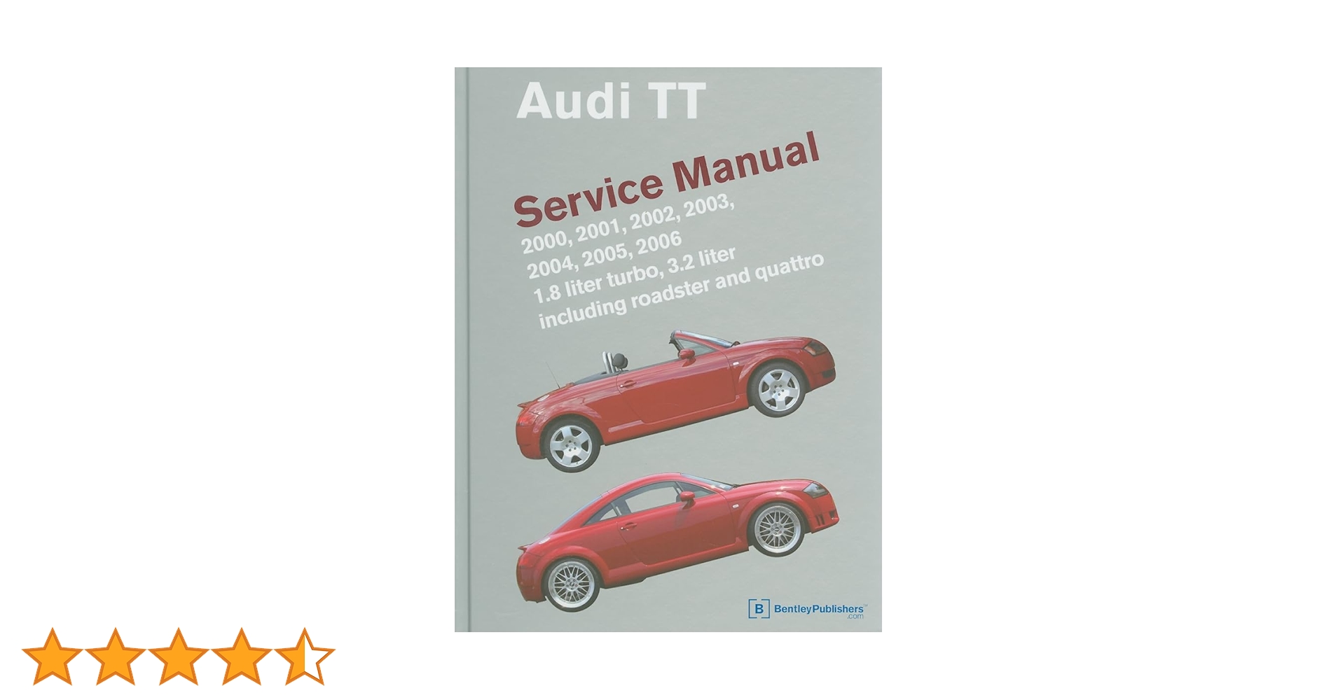 Amazon | Audi TT Service Manual: 2000, 2001, 2002, 2003, 2004